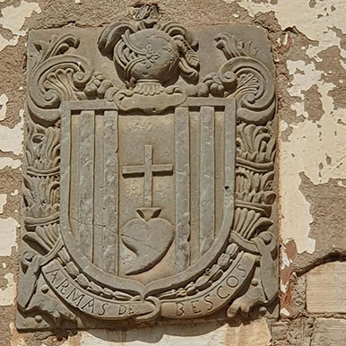 escudo heráldico de Panzano Huesca, camping barato en Guara